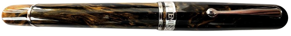 Molteni M66 Rhodium Trim A1 Bespoke Ltd Ed Fountain Pen Jowo 14K or Steel nib